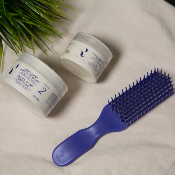 Routine cheveux emmêlés